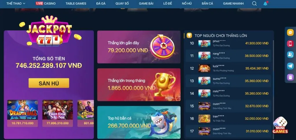 Slot Game & Nổ Hũ VZ99